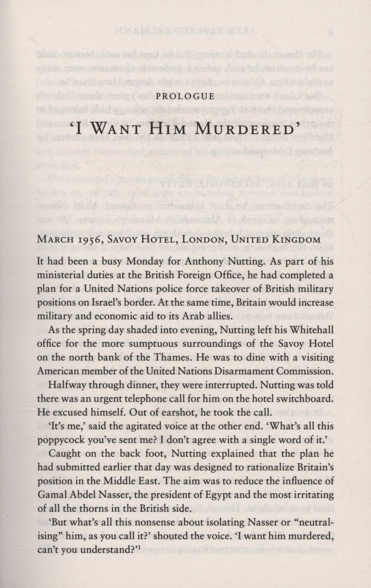 Blood and Sand: Suez, Hungary and the Crisis That Shook the World By. Alex Von Tunzelmann