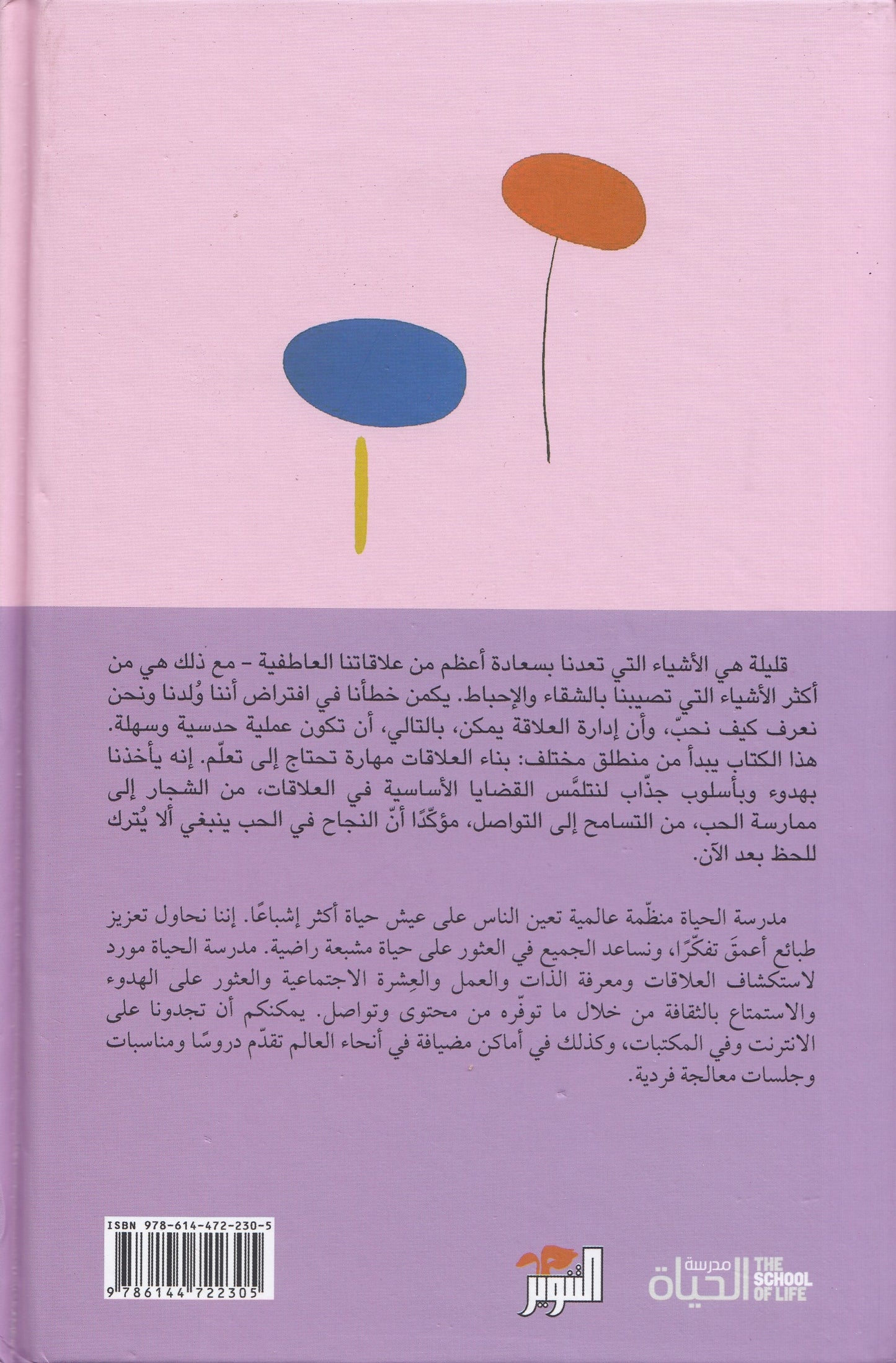 سلسلة مدرسة الحياة : العلاقات : كيف تختار الصداقة والحب - تحرير: الان دو بوتون - ترجمة: إيهاب عبد الحميد