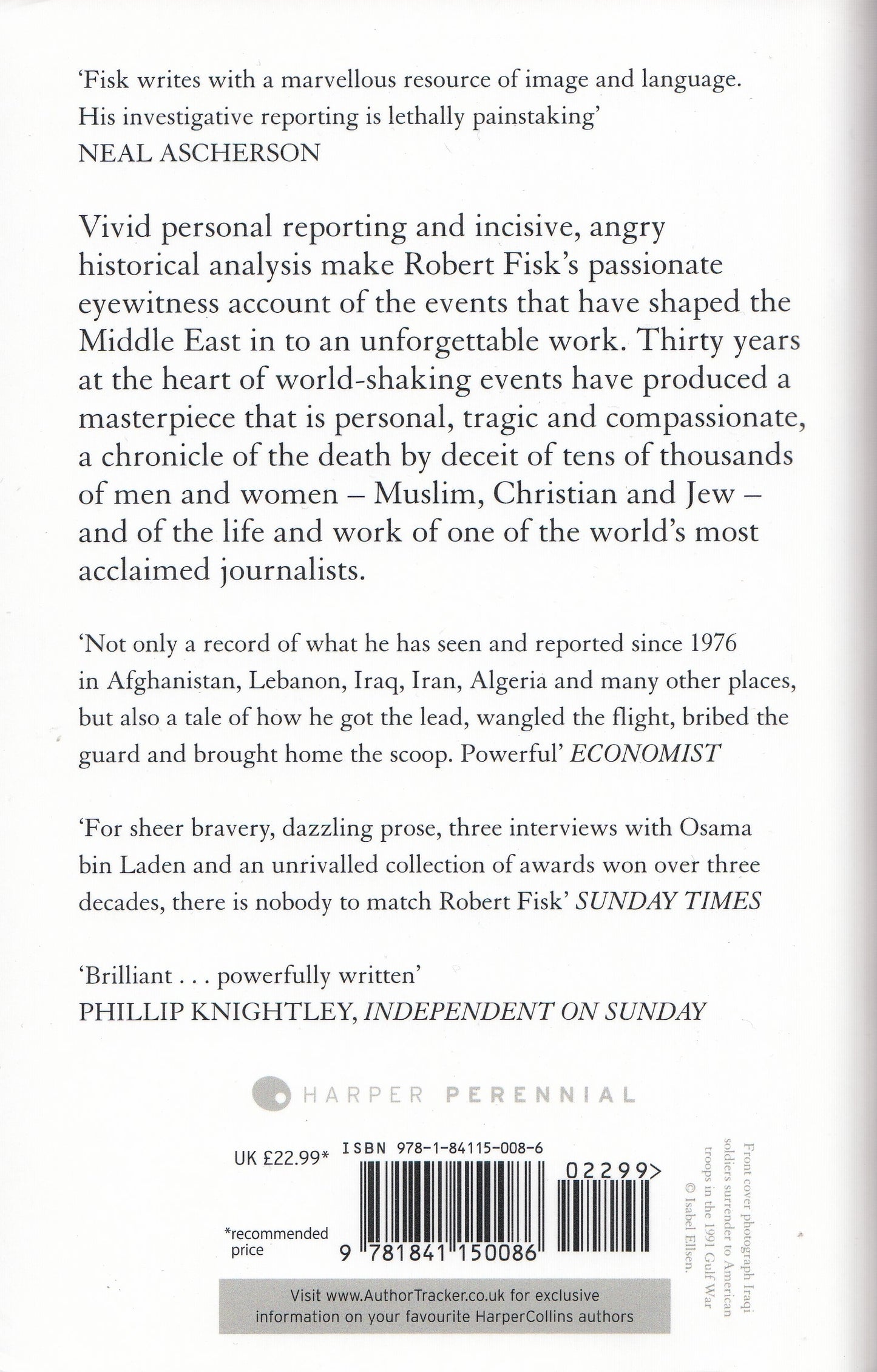 The Great War for Civilisation : The Conquest of the Middle East - By: Robert Fisk