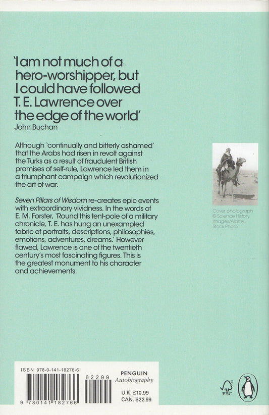 Seven Pillars of Wisdom - By: T.E. Lawrence