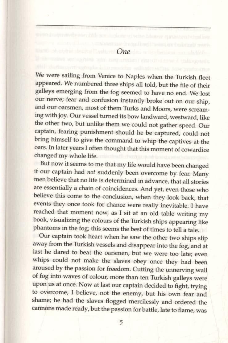 White Castle By.  Orhan Pamuk Trans. Victoria Holbrook