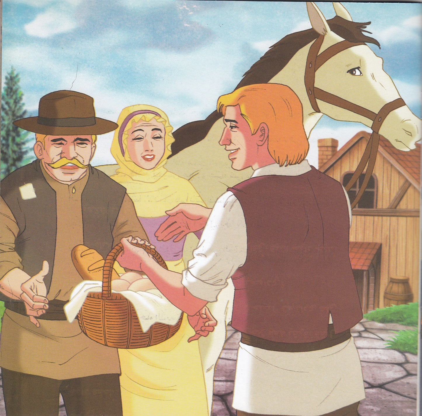 روائع التراث العالمي للأطفال : الفلاح وزوجته الطيبة - إعداد: جوون شينج