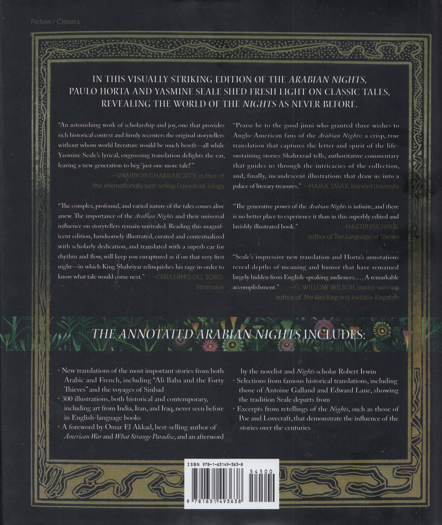 The Annotated Arabian Nights: Tales from 1001 Nights – By: Yasmine Seale (Translator), Omar El Akkad (Foreword), Paulo Lemos Horta (Editor)