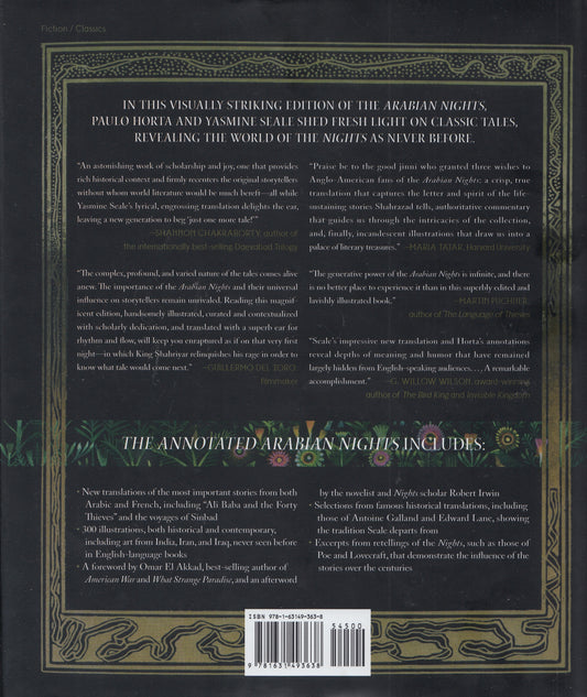 The Annotated Arabian Nights: Tales from 1001 Nights – By: Yasmine Seale (Translator), Omar El Akkad (Foreword), Paulo Lemos Horta (Editor)