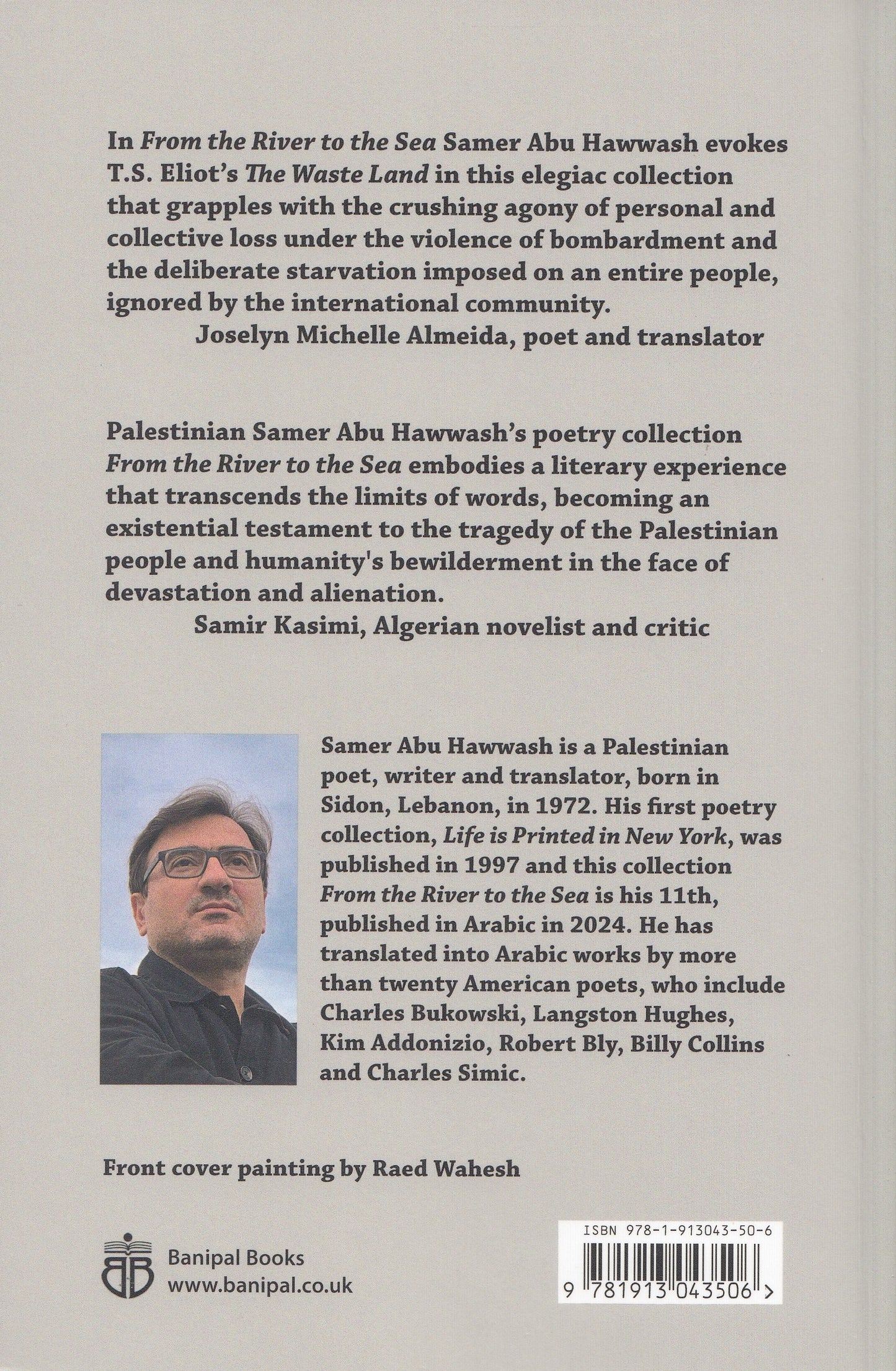 From The River To The Sea : and other poems - By: Samer Abu Hawwash - Translated by: Robin Moger