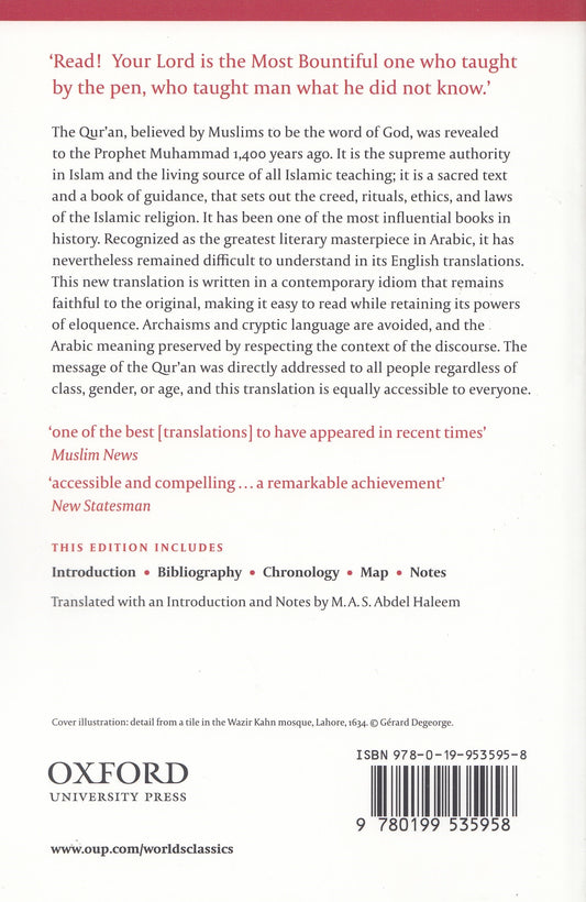 The Qur'an (Oxford World's Classics)