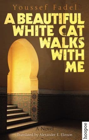 A BEAUTIFUL WHITE CAT WALKS WITH ME BY. Youssef Fadel