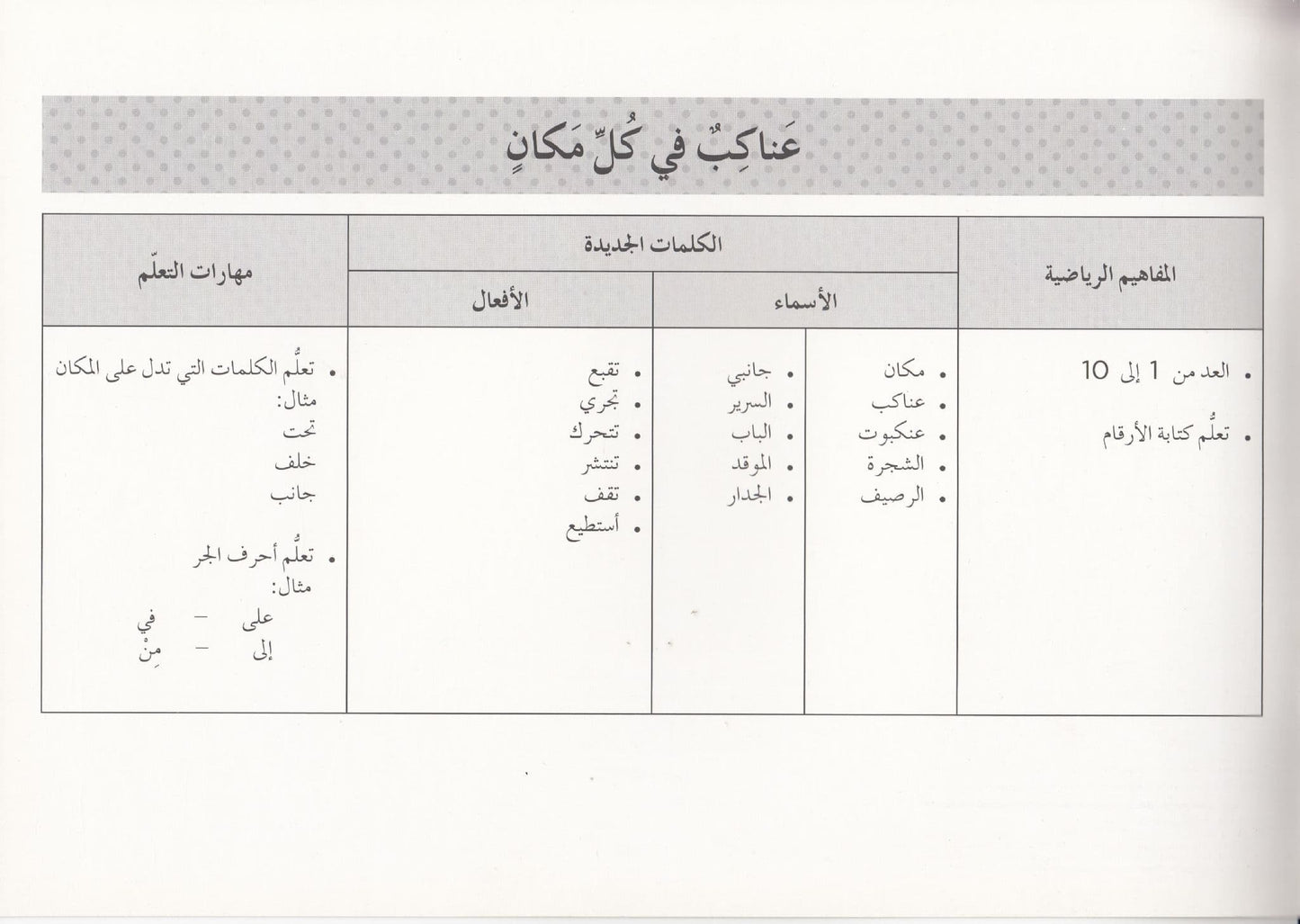 تعلم القراءة : عناكب في كل مكان