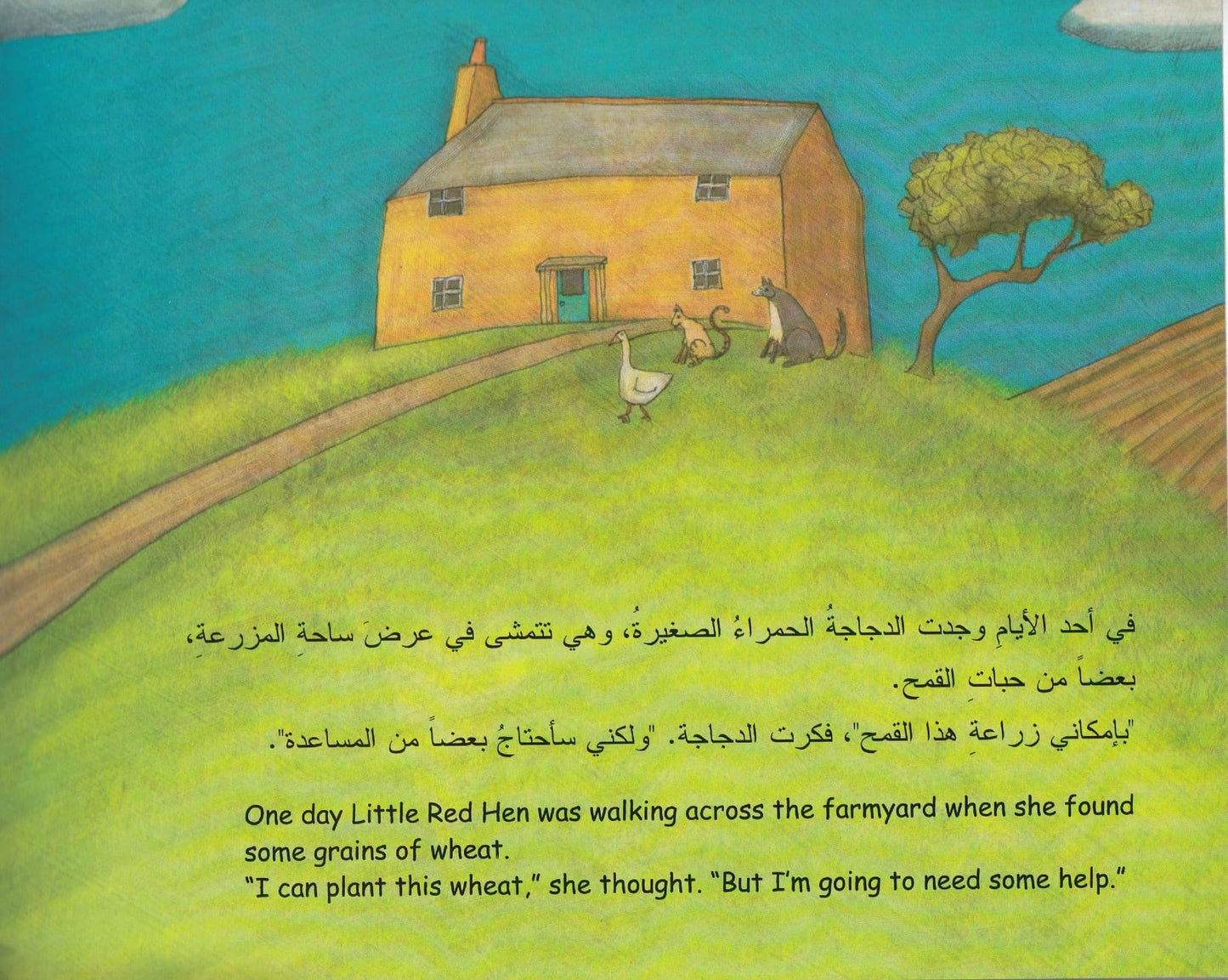 الدجاجة الحمراء الصغيرة و حبات القمح - The Little Red Hen and the Grains of Wheat