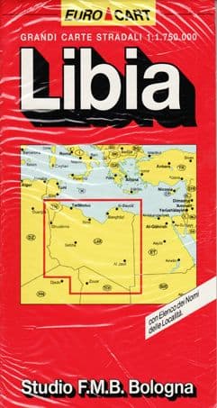 Libia. Carta stradale 1:1.750.000