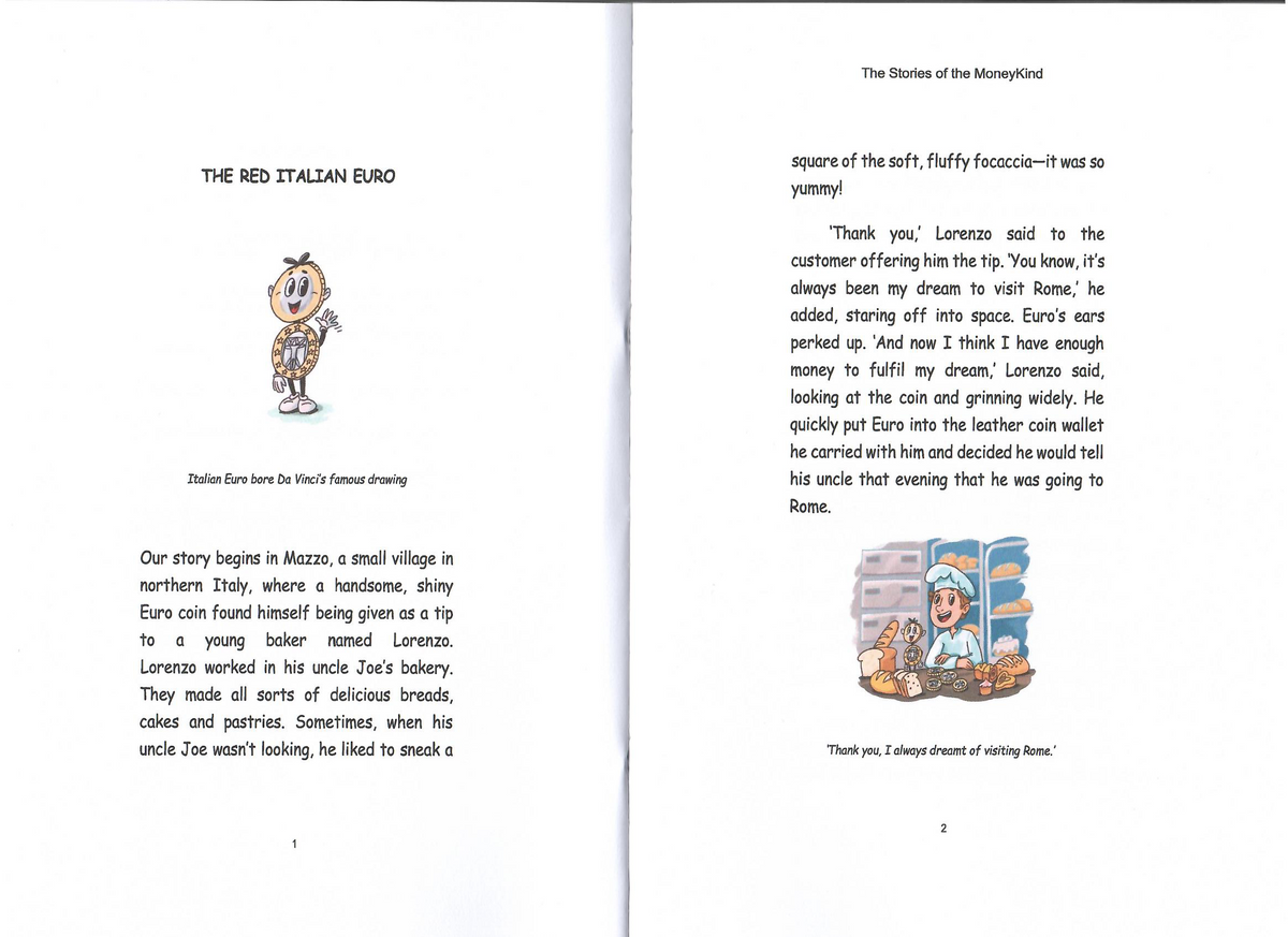 The Stories of The Moneykind (2): The red Italian Euro - Told by: Nagwa